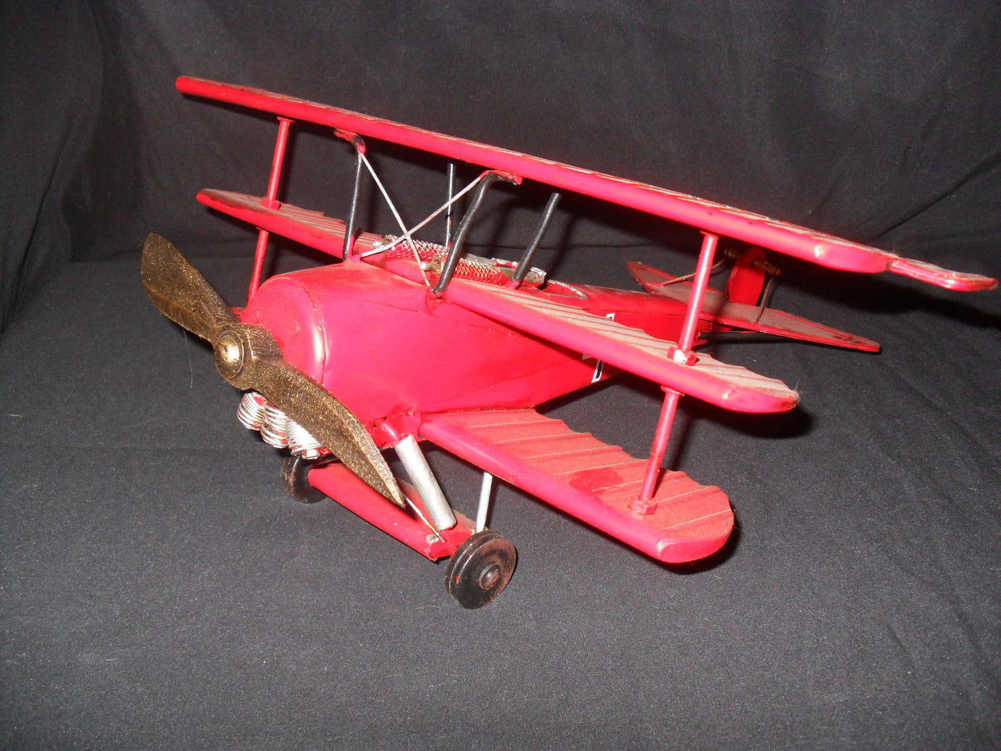 Vintage Toys - German Fokker Tri-Wing "Red Baron" Airplane