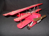 Vintage Toys - German Fokker Tri-Wing "Red Baron" Airplane
