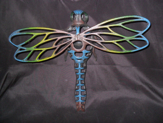 Dragonfly Tealight Holder Cast Iron Wall Mounted