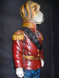 Horse Bridle Holder - "Dog In Red Uniform"