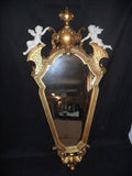 Mirror Gold Gilt Cherub Decorative Mirror