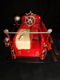 Vintage Toys - Fire Truck 1941 Mack Tin Volunteer Engine Number 7