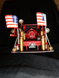 Vintage Toys - Fire Truck Patriotic US Flag " SO PRAIRIE "