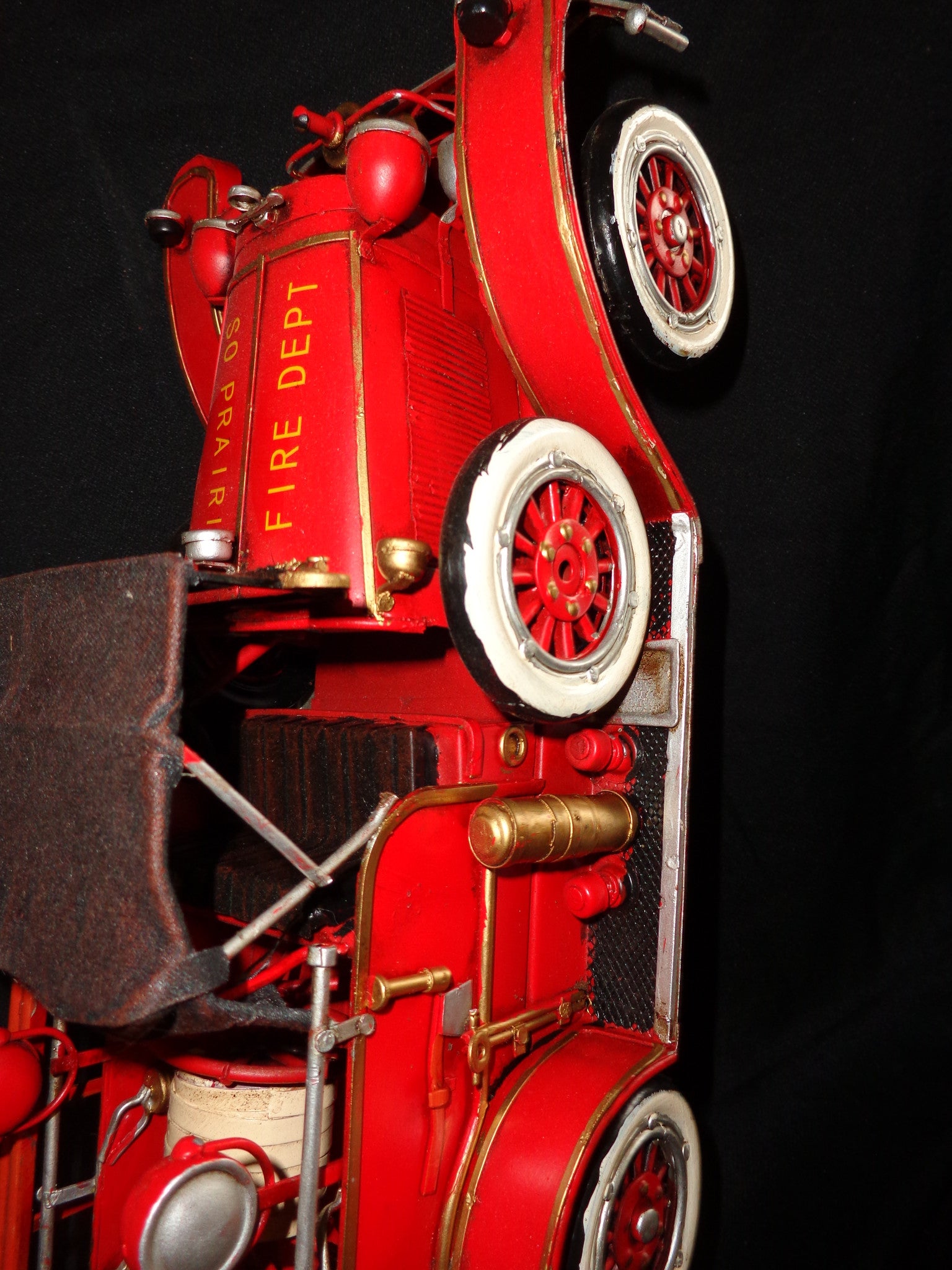 Vintage Toys - Fire Truck Patriotic US Flag 