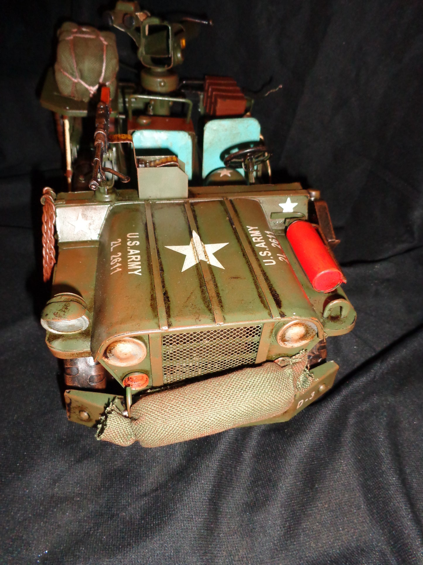 Vintage Toys - Willys WB Military Jeep 15" Large