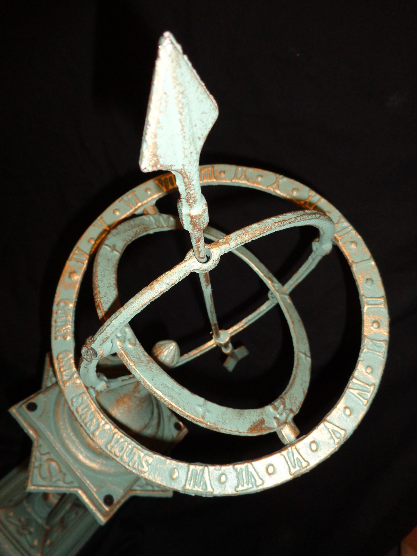 Cast Iron Armillary - Sphere  Globe