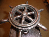 Door Knocker -Cast Iron Nautical Ship Wheel