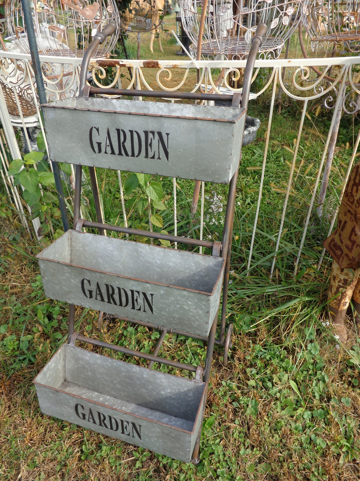 Metal Tin - Garden Shelf