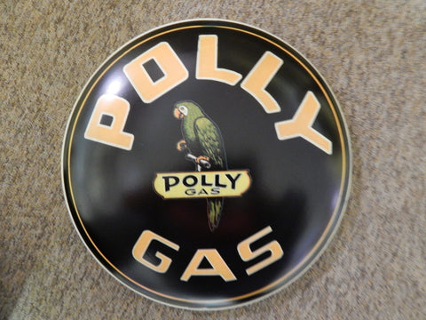Tin Sign - Advertising Button "Polly Gas"