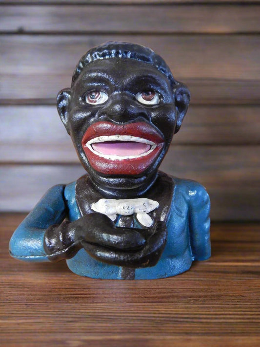 Cast Iron Mechanical Bank - Americana Jolly Boy