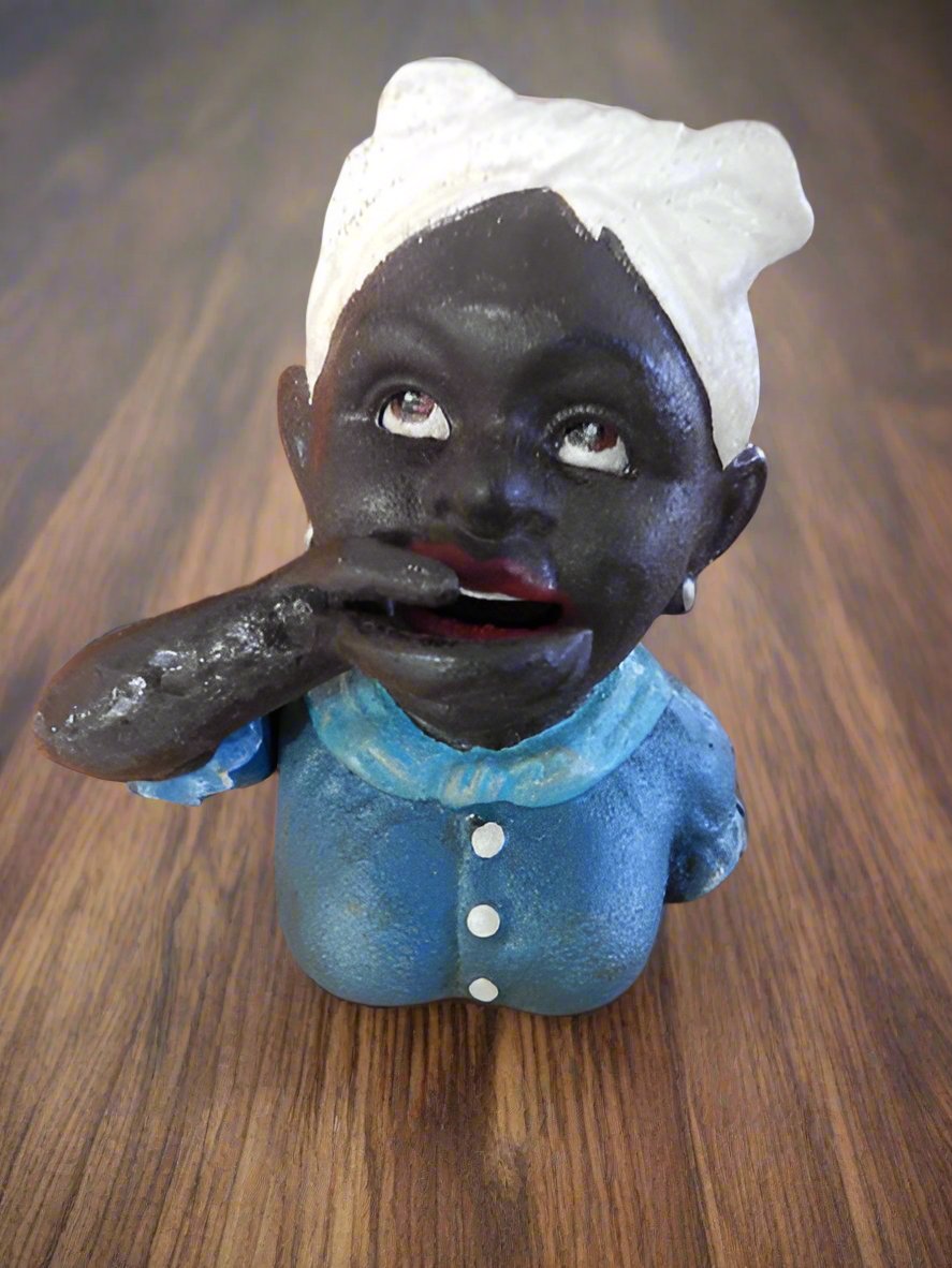 Cast Iron Mechanical Bank - Maid