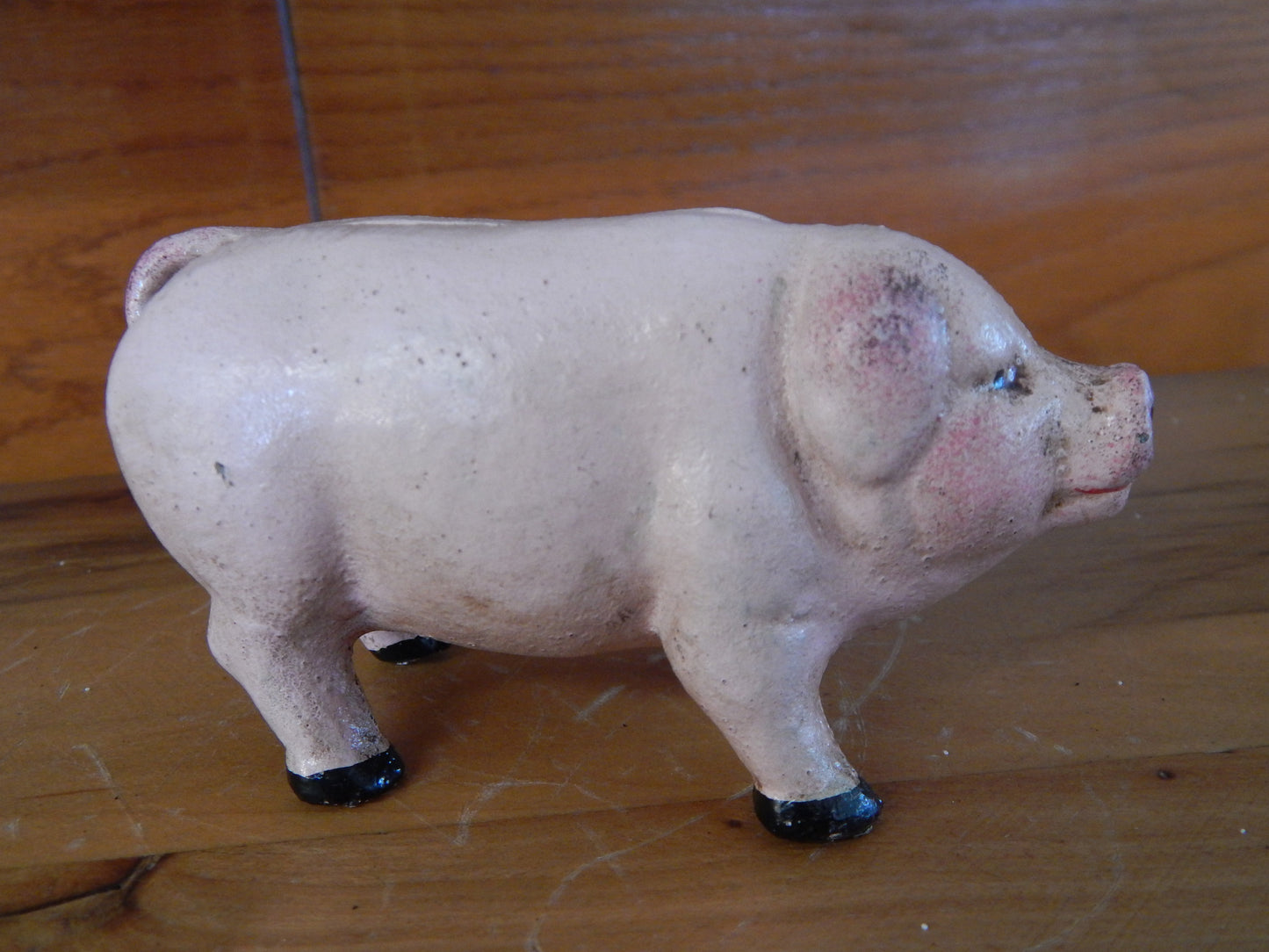 Pig Bank -Cast Iron  Pinky Pig