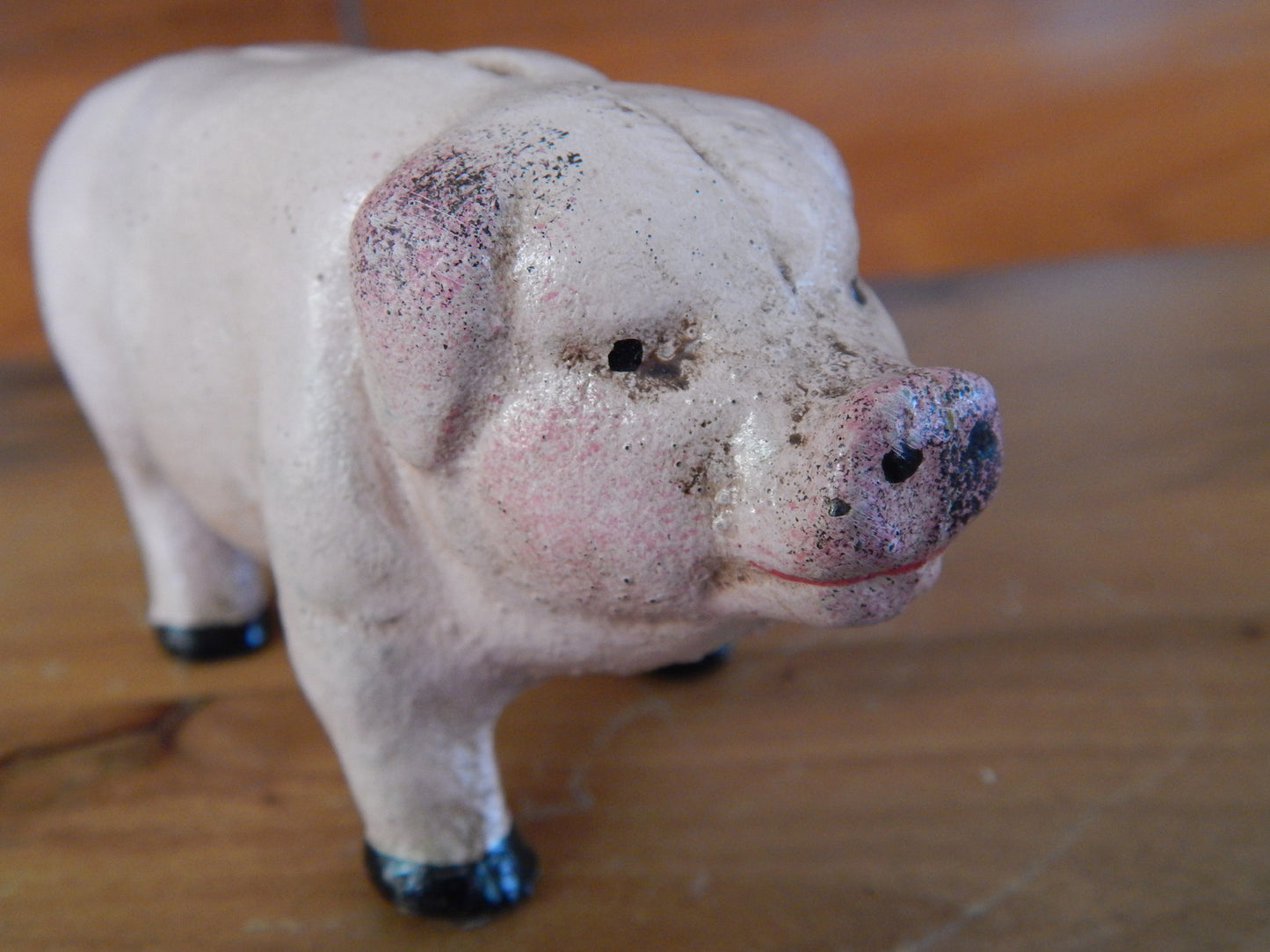 Pig Bank -Cast Iron  Pinky Pig