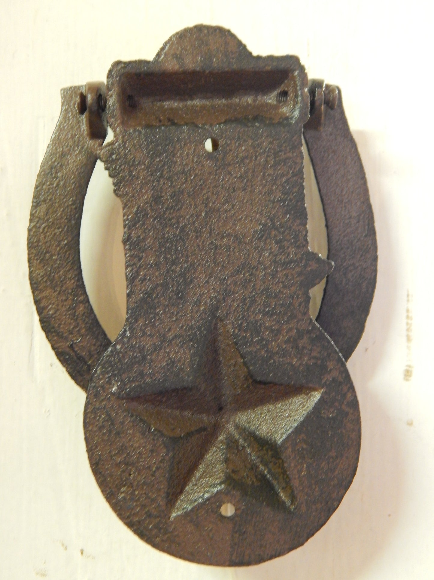 Door Knocker - Cast Iron Western Boot, Hat and Lone Star