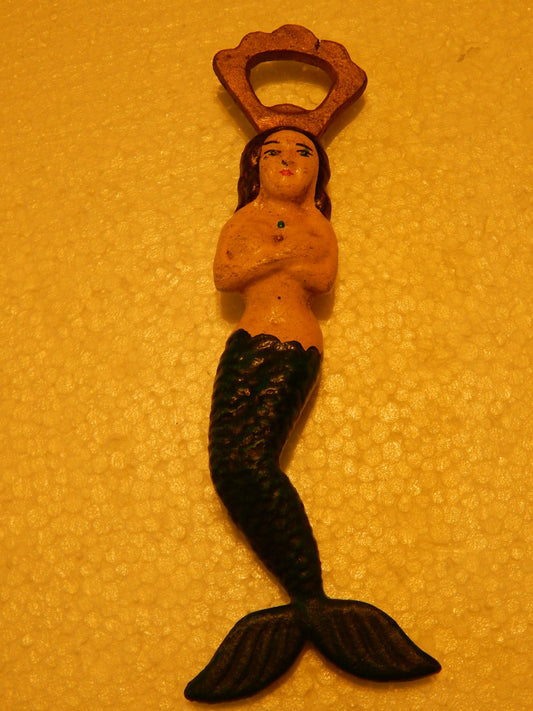 Bottle Opener -Cast Iron  Mermaid