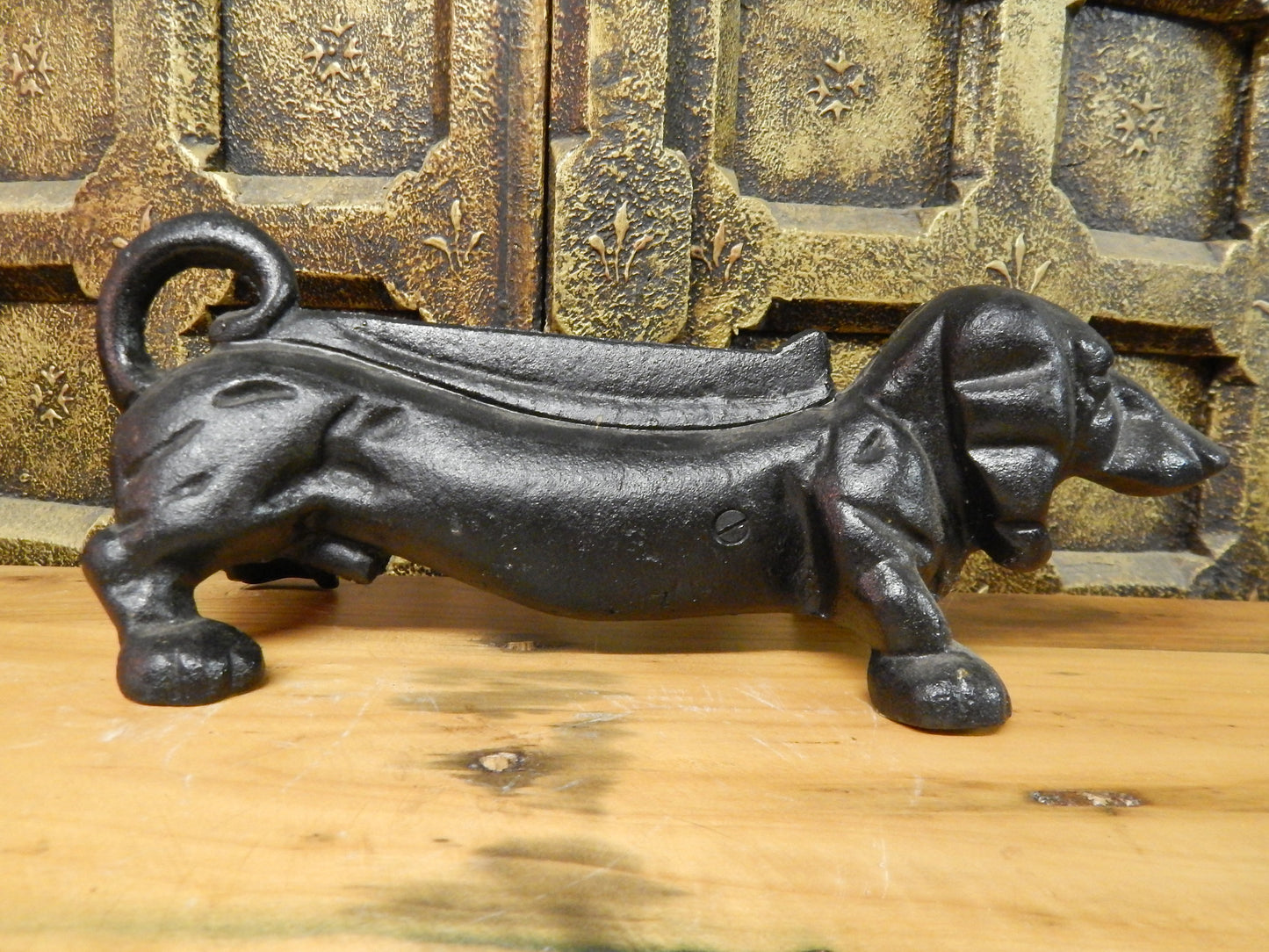 Boot Scraper Dachshund Dog Cast Iron