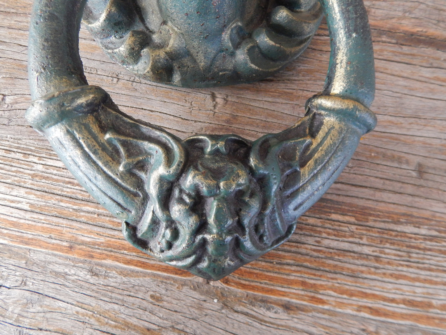 Lion Door Knocker -Cast Iron Gothic Lion Head