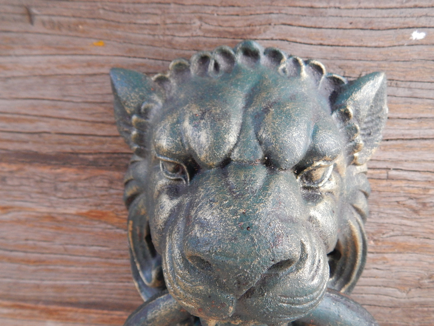 Lion Door Knocker -Cast Iron Gothic Lion Head