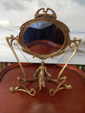 Bronze Mirror - Vanity Lady