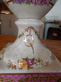 Sevres Porcelain - Pink Vase French w/ Gilt Bronze Ormolu Swan Handles