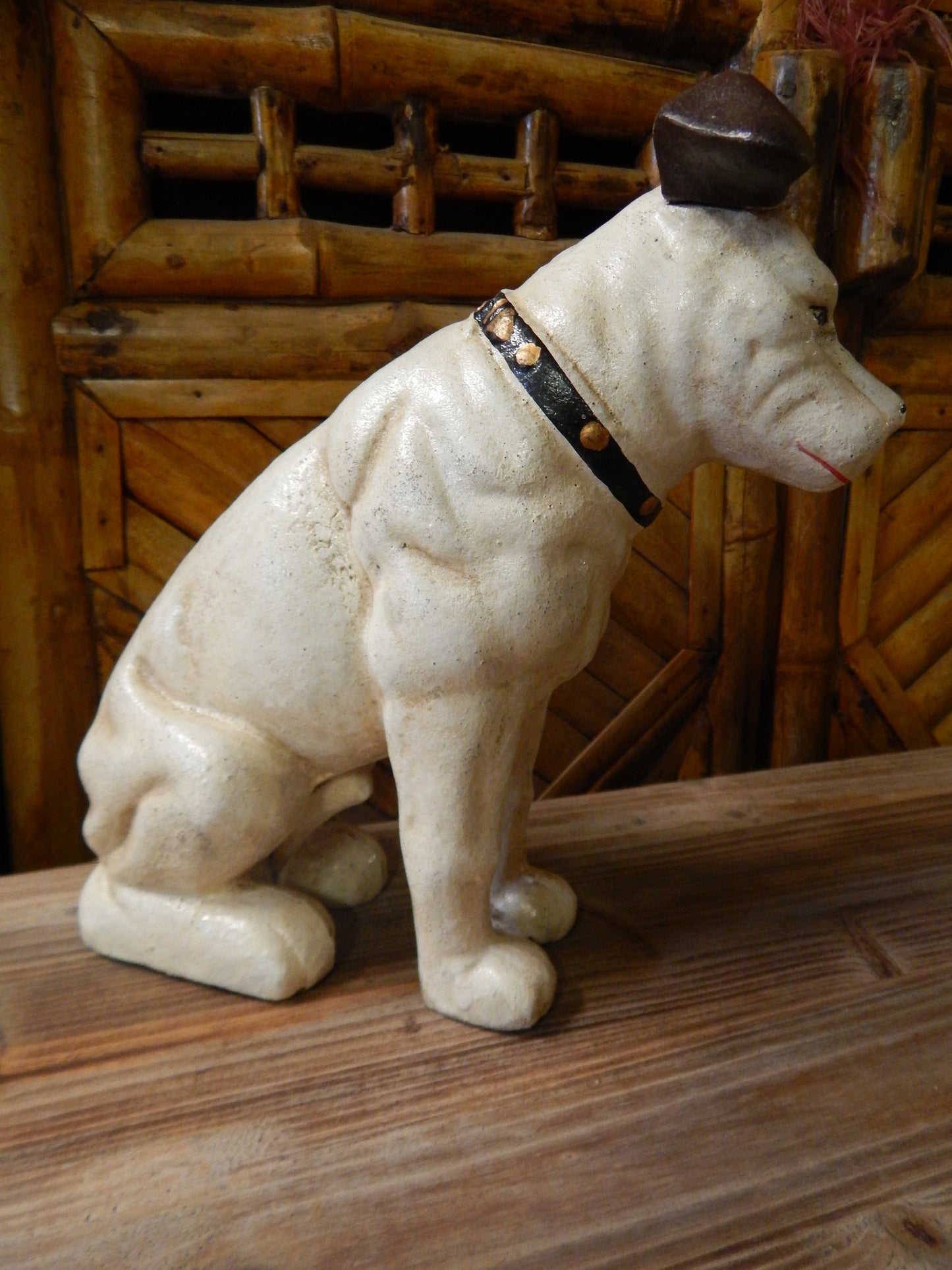 Cast Iron Bank - Small RCA Nipper Dog Still