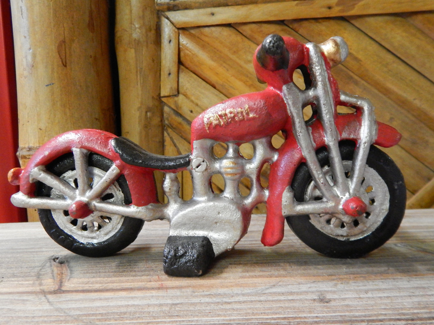 Cast Iron Figurine - Popeye Motorcycle Patrol