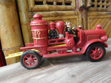 Cast Iron Fire Truck - Hubley Fire Engine