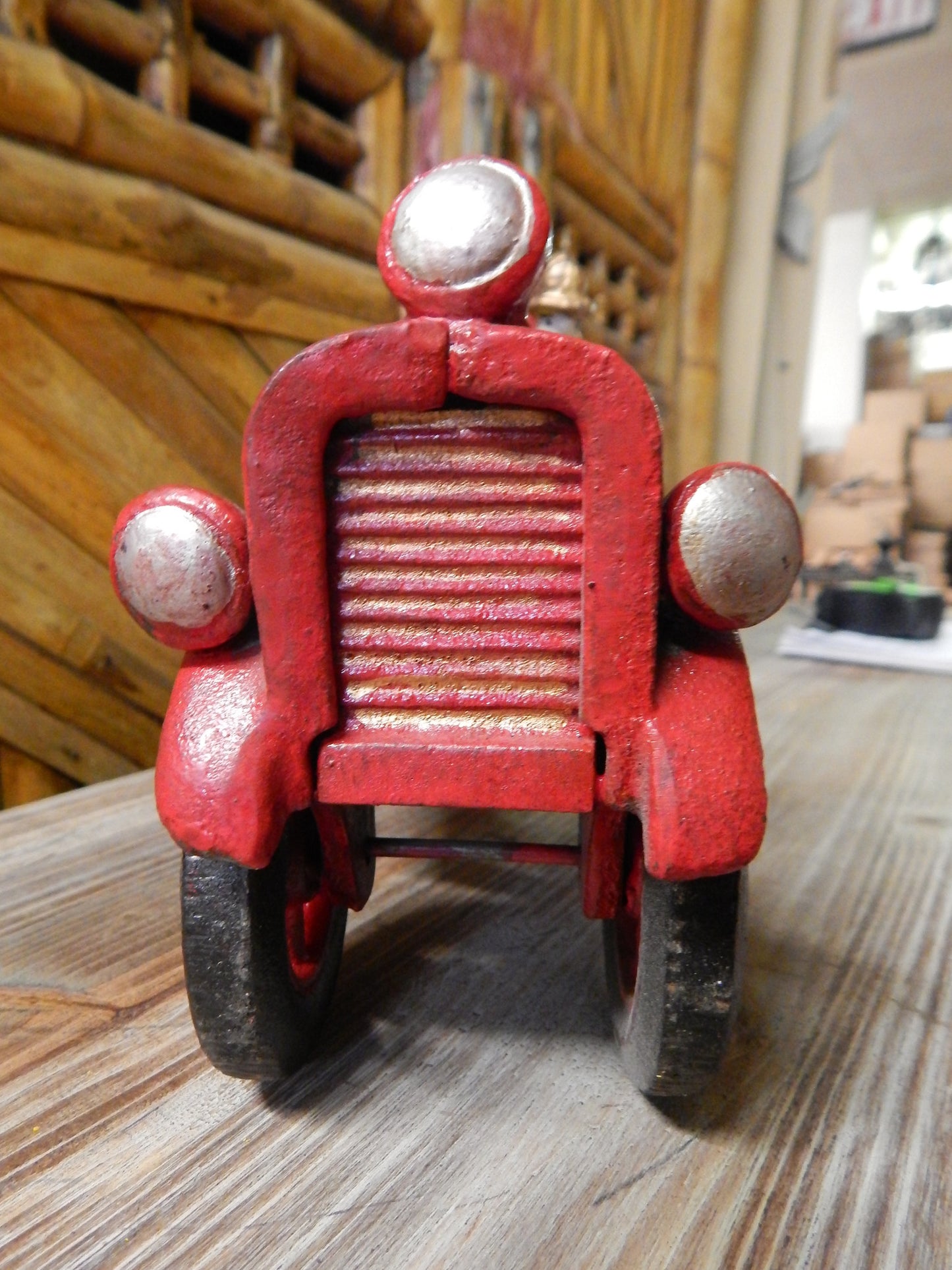 Cast Iron Fire Truck - Hubley Fire Engine