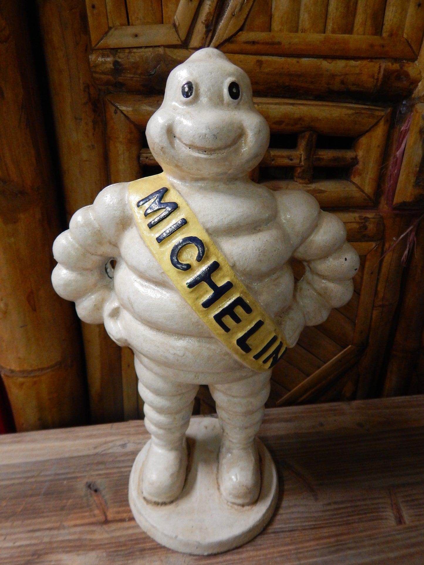 Michelin Figurine - Cast Iron Michelin Bibendum Tire Man-Jantiques LLC.