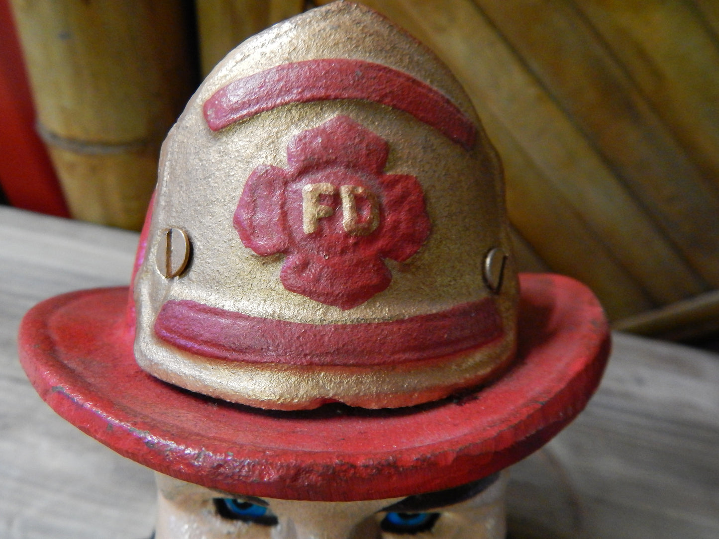 Fireman Cast Iron Mechanical Bank - Fire Man