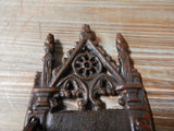 Cast Iron Wall Pocket - Gothic Grouchy Face