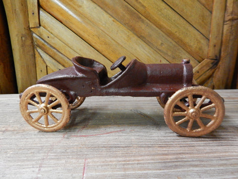 Cast Iron Figurine - Race Car Toy