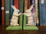 Book End - Cast Iron Pair Rabbit