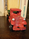 Cast Iron Figurine - Red Dump Truck