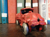 Cast Iron Truck- Hubley Oil Tank Truck Toy Red