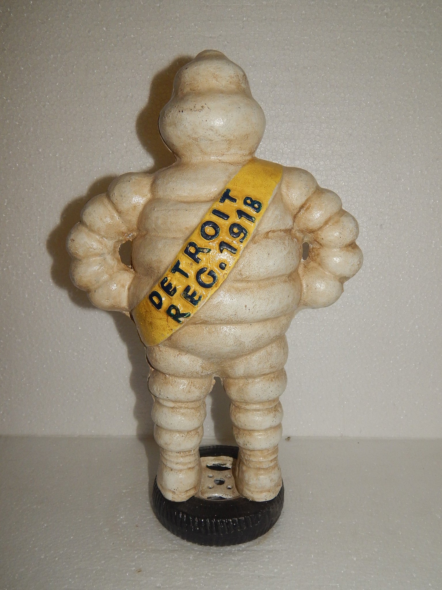 Michelin Man On Tire CAST IRON-Jantiques LLC.