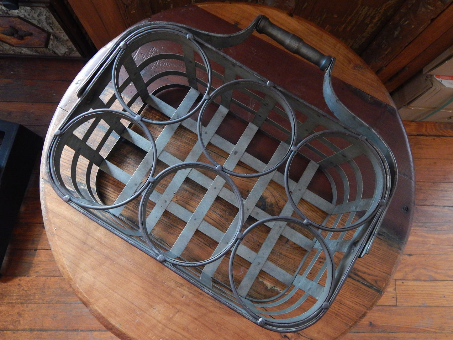 Metal Tin - Wine Rack Carrier