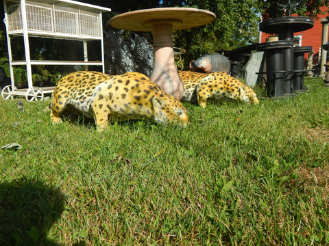 Statue - Life Size Crunching Cheetah