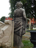 Fiberglass Statue - Pair Roman Stone Dust  Set Hand Carved