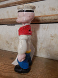 POPEYE Cast Iron Penny Bank - Tall Popeye The Sailor Man