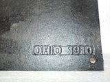 Cast Iron Sign - "Champion Spark Plugs Checked Cleaned"