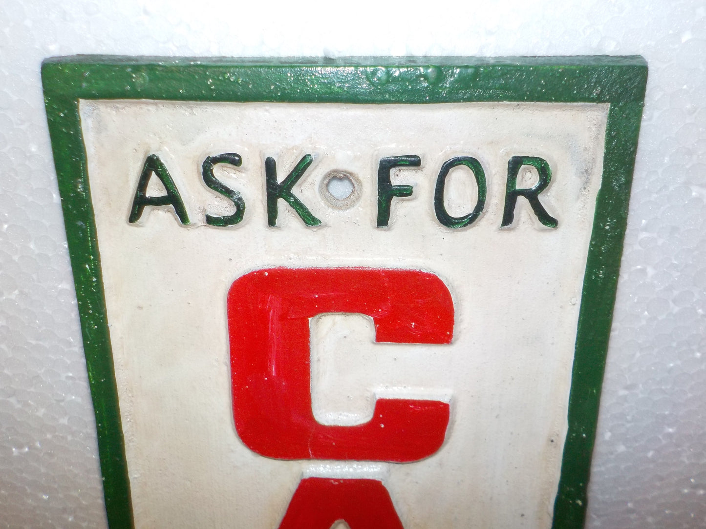 Cast Iron Sign - "CASTROL Motor Oil Vintage"