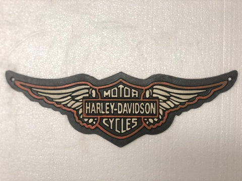 Harley Davidson cast iron sign