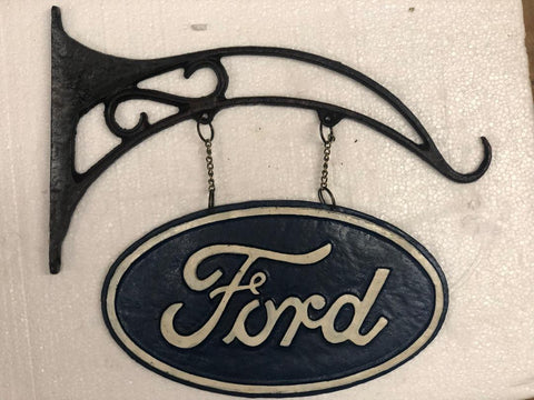 cast iron Ford sign