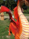 Statue - Life Size Red Dragon