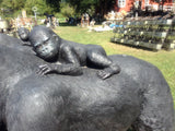 Statue - Life Size Gorilla & Child
