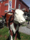 Statue - Life Size Brown Cow