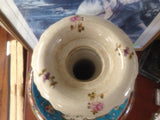 Sevres Porcelain - Blue French Style Fountain Dish w/ Gilt Bronze Ormolu Lady