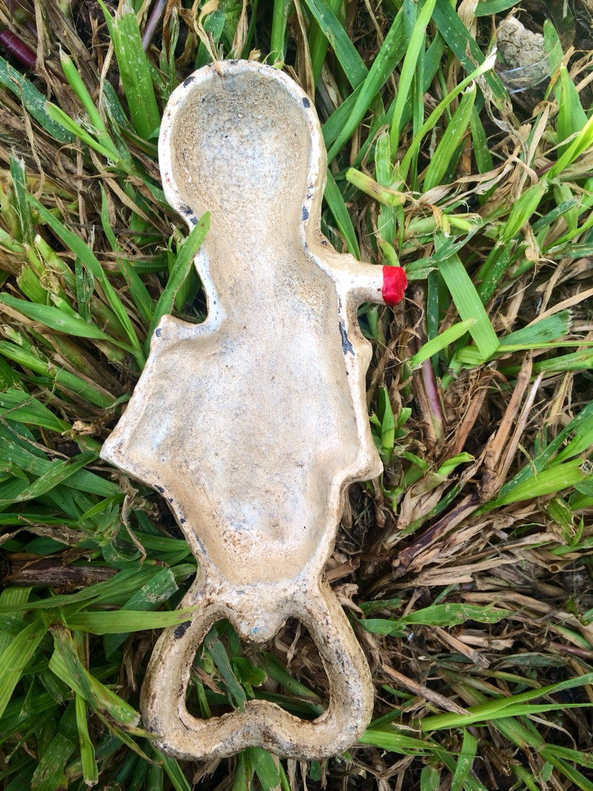 Bottle Opener - Cast Iron Smoking Skeleton