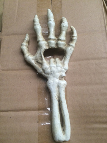 Bottle Opener -Cast Iron Skeleton Hand